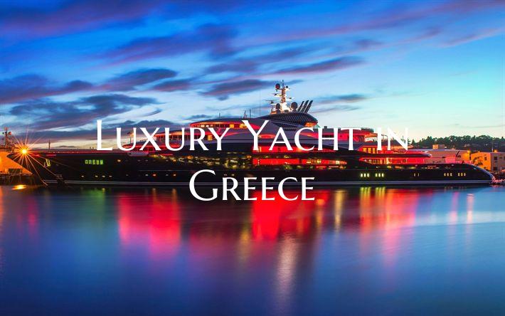 Luxury Yacht in Greece